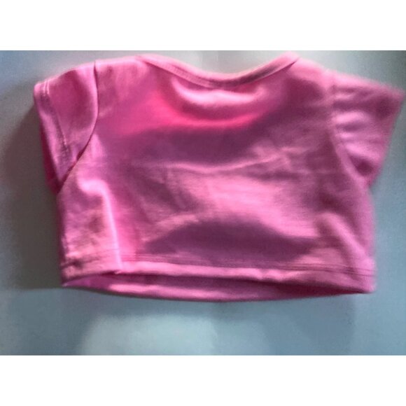 Build a Bear Pastel Rainbow  Reversible Sequin Tutu and Pink Shirt Outfit Set - Picture 5 of 7